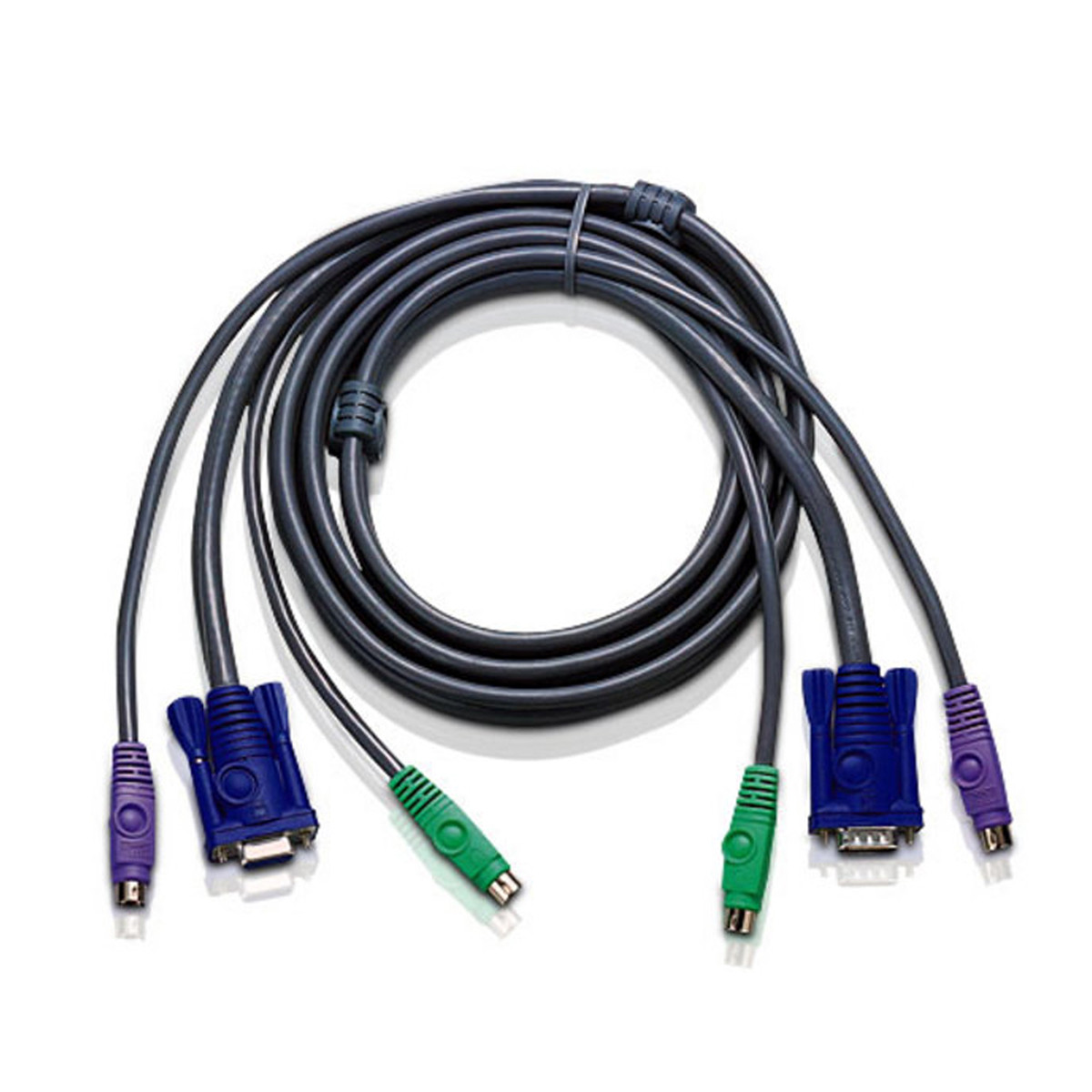 Aten KVM Cable PS2M, PS2M, HD15M - PS2M, PS2M, HD15F 5m