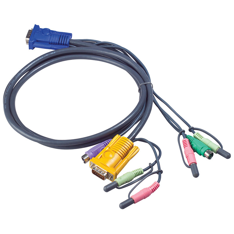 Aten 1.8m PS/2 KVM Cable with Audio to suit CS173xB, CS173xA, CS175x