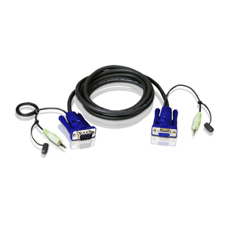 Aten Video Matrix Cable HDB15M to HDB15F with Audio 1.8m