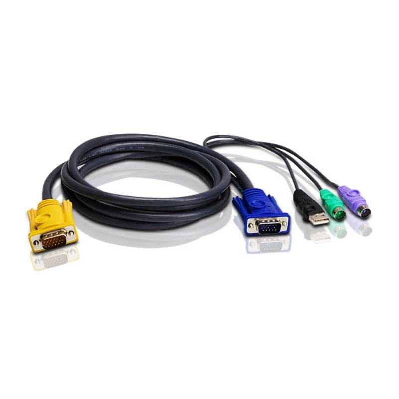 Aten 3m PS/2 - USB KVM Cable to suit CS8xU, CL58xx